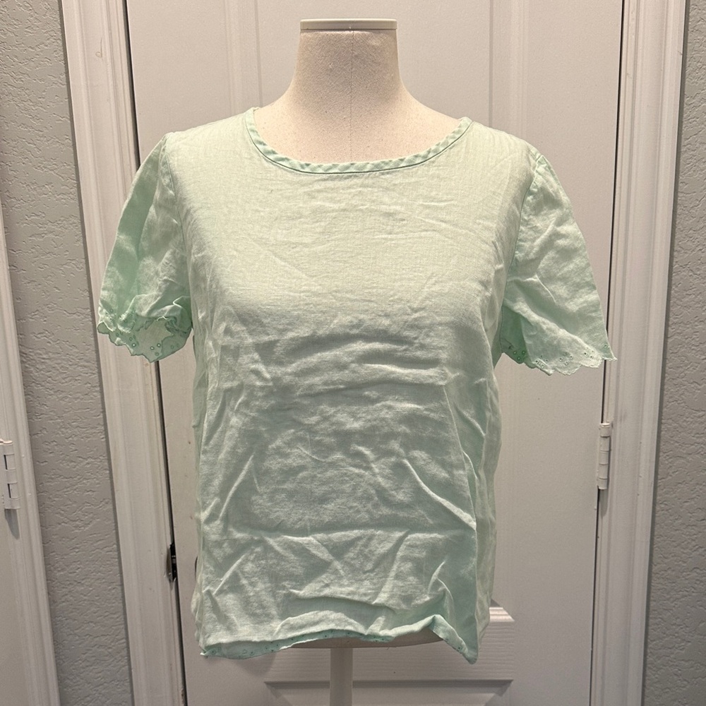 J. Crew Mint Green Short Sleeve Women's Tee
